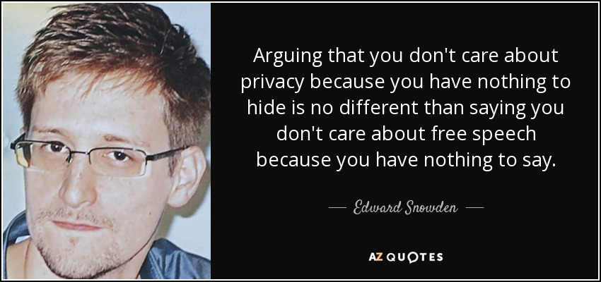 Edward Snowden Quote